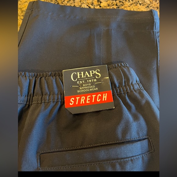 CHAPS Boys navy blue cargo shorts. School approved 10 Regular NWT - Picture 6 of 11